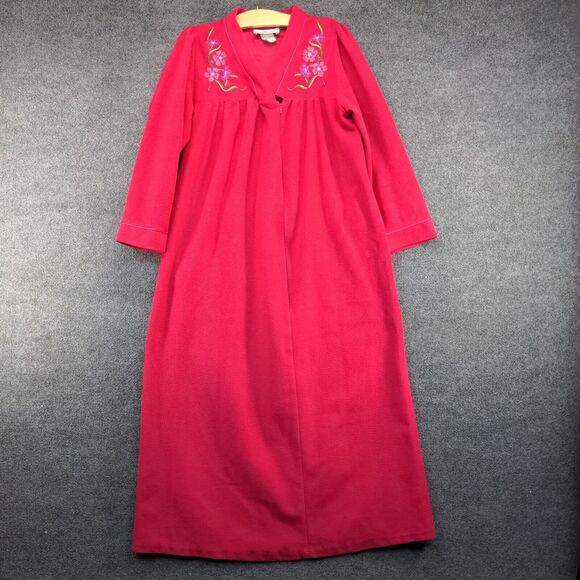 Vandemere Women's Fleece Nightgown Pullover Actual 37x52 Pink - Picture 5 of 12